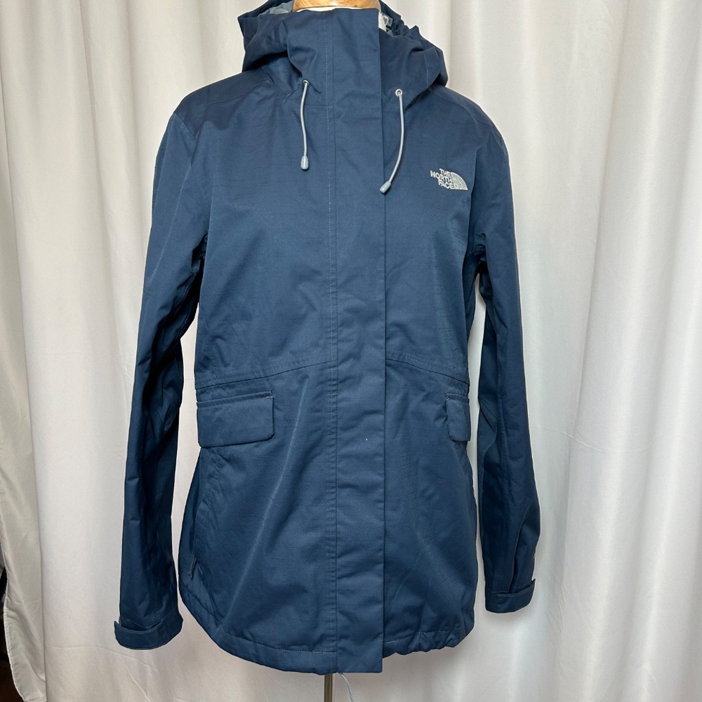 THE NORTH FACE 2-IN-1 DRY VENT TEAL COAT - SIZE LARGE